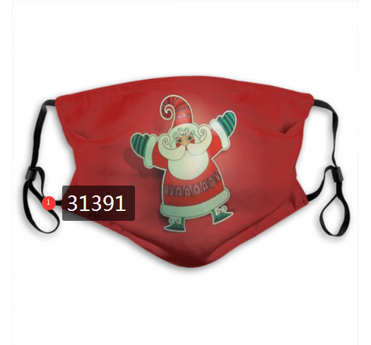 2020 Merry Christmas Dust mask with filter 32